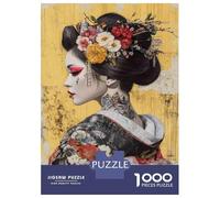 Rompecabezas De 1000 Piezas para Adolescentes Japanese Geisha Art Print-6 Rompecabezas Juegos Relajantes Análisis Y Lógica Juego Desafiante Regalos 38x26cm/1000pcs