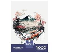 Rompecabezas De 1000 Piezas para Adolescentes Japanese Iconic 3 Rompecabezas para Adultos Juguetes Antiestrés Ensamblaje De Patrones Desafiante De Completar 52x38cm/1000pcs