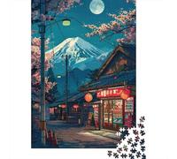 Rompecabezas De 1000 Piezas para Adolescentes Japanese Night Market Scene-1 Rompecabezas para Adolescentes Juego Práctico para Mejorar La Memoria Regalos Y Cumpleaños Únicos 70x50cm/1000pcs