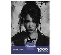 Rompecabezas De 1000 Piezas para Adolescentes Japanese Warrior Woman Art Print Rompecabezas Juegos Relajantes Análisis Y Lógica Juego Desafiante Regalos 52x38cm/1000pcs