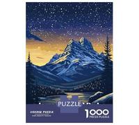 Rompecabezas De 1000 Piezas para Adolescentes Jasper National Park Rompecabezas para Adultos Juego De Ingenio Decoración Ayuda A Ejercitar El Cerebro 70x50cm/1000pcs