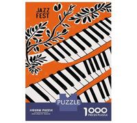 Rompecabezas De 1000 Piezas para Adolescentes Jazz Fest Orange Rompecabezas Juego Familiar Pero Divertido Y Humorístico Cumpleaños 52x38cm/1000pcs