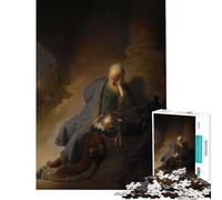 Rompecabezas de 1000 Piezas para Adolescentes Jeremías Lamentando la destrucción de Jerusalén Juguetes educativos Juegos Divertidos para Toda la Familia Excelentes Regalos y Juguetes (tamaño 38x26cm)