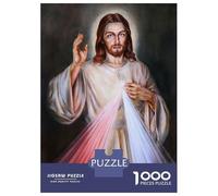 Rompecabezas De 1000 Piezas para Adolescentes Jesus Christ Poster Rompecabezas para Adultos Juegos Relajantes Vacaciones En Casa Matar El Tiempo 52x38cm/1000pcs