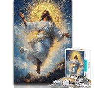 Rompecabezas de 1000 Piezas para Adolescentes, Jesús, para aliviar el estrés, desafío difícil, Regalo de Amigo Secreto (tamaño 38x26cm)