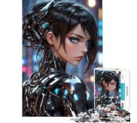 Rompecabezas de 1000 Piezas para Adolescentes JSCA-MK Robot de Asalto Militar Rompecabezas para Adolescentes Juguete Decoración de Pared Carrera de Velocidad Manual Ayuda a ejercitar el Cerebro