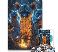 Rompecabezas de 1000 Piezas para Adolescentes, Juego de ingenio con luz de Fuego, decoración del hogar, Regalos de Amigo Secreto (50x75cm)