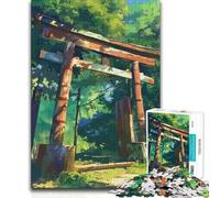 Rompecabezas de 1000 Piezas para Adolescentes, Juego de lógica y análisis de la Puerta Espiritual para Mayores de 14 años, 38x26cm