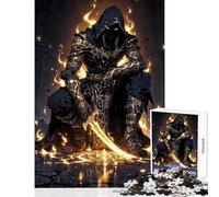 Rompecabezas de 1000 Piezas para Adolescentes Juego de rol de Asesino Ritual en Llamas decoración del hogar Juguetes Regalos de cumpleaños Juegos educativos Mejora del Amor en Pareja tamaño 38x52cm