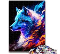 Rompecabezas de 1000 Piezas para Adolescentes, Juego desafiante de Lobos, Juguetes Toda la Familia, 26x38cm