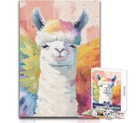 Rompecabezas de 1000 Piezas para Adolescentes, Juego Educativo con Meme de Alpaca, Regalo para Mujeres, Regalo de Amigo Secreto, tamaño 50x75cm