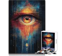 Rompecabezas de 1000 Piezas para Adolescentes, Juego Educativo El Ojo Que Todo lo ve, Regalo para Mujeres, Regalo de Amigo Secreto, tamaño 38x52cm
