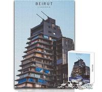 Rompecabezas de 1000 Piezas para Adolescentes,Juego Educativo Familiar de Beirut,análisis y lógica,Juguete Educativo,tamaño 50x75cm