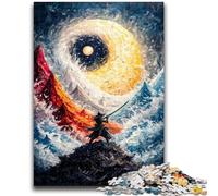 Rompecabezas de 1000 Piezas para Adolescentes, Juego Educativo Yin Yang Ninja, Juguete de desafío, decoración de Pared, cumpleaños y Navidad, 50x75cm