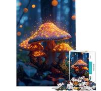 Rompecabezas de 1000 Piezas para Adolescentes Juego Familiar de Hongos mágicos Juguetes adictivos para Cultivar la Paciencia Regalo Divertido difícil (tamaño 75x50cm)