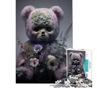 Rompecabezas de 1000 Piezas para Adolescentes Juego Familiar de Ositos de Peluche Zombis Juguetes adictivos para Cultivar la Paciencia Regalo Divertido difícil (tamaño 38x26cm)
