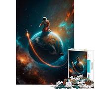 Rompecabezas de 1000 Piezas para Adolescentes Juego Familiar Viaje Estelar desafío de Inteligencia Cerebral Juguetes adictivos Regalos de Amigo Invisible Mejora la Memoria (tamaño 38x52cm)