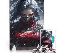 Rompecabezas de 1000 Piezas para Adolescentes Juegos de Anime de Guerreros sexys Alivio del estrés Grandes Regalos y Juguetes 52x38cm