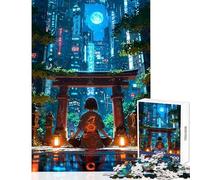 Rompecabezas de 1000 Piezas para Adolescentes Juegos educativos de meditación Juguetes antiestrés para armar y ejercitar el Cerebro (38x52cm)