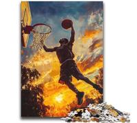 Rompecabezas de 1000 Piezas para Adolescentes, Jugador de Baloncesto, Mates, Divertido y Divertido Juego de ingenio, Regalo de cumpleaños, 38x52cm