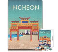 Rompecabezas de 1000 Piezas para Adolescentes, Juguete de Corea del Sur, Juego Intelectual para diversión Familiar, Regalo de cumpleaños, tamaño 50x75cm