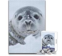 Rompecabezas de 1000 Piezas para Adolescentes, Juguete de Foca Chilly Serenity, Juego Intelectual, Mejora la Memoria, Regalo de cumpleaños, tamaño 50x75cm