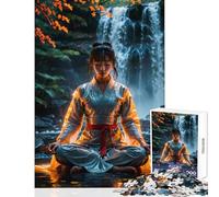 Rompecabezas de 1000 Piezas para Adolescentes Juguete de meditación para Mujeres asiáticas decoración de Pared Regalos de cumpleaños Juegos relajantes Entrena tu Cerebro y Tus Manos tamaño 50x75cm