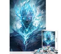Rompecabezas de 1000 Piezas para Adolescentes Juguete Educativo de Elemental de Hielo Masculino Regalo de cumpleaños Juego práctico con póster a Juego y Hoja de Trivia 38x26cm