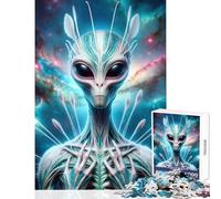 Rompecabezas de 1000 Piezas para Adolescentes Juguete Educativo Extraterrestre Regalo de cumpleaños para Juego Educativo desafío Educativo tamaño 50x75cm