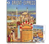 Rompecabezas de 1000 Piezas para Adolescentes, Juguete Orient Express, Juego Intelectual, Divertido y Divertido, Obra de Arte, Regalo, tamaño 38x52cm