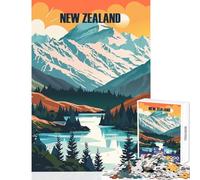 Rompecabezas de 1000 Piezas para Adolescentes Juguetes antiestrés Serene New Zealand Excelentes Regalos y Juguetes Juego Familiar interacción Entre Padres e Hijos tamaño 38x52cm