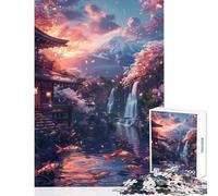 Rompecabezas de 1000 Piezas para Adolescentes Juguetes de decoración del hogar Paz y Tranquilidad Excelentes Regalos y Juguetes para Juegos educativos interesantes para Reducir el estrés 50x75cm