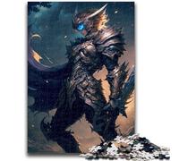 Rompecabezas de 1000 Piezas para Adolescentes, Juguetes de Guerreros celestiales, Juegos educativos Que alivian el estrés, interacción Entre Padres e Hijos para Mayores de 14 años, 50x75cm