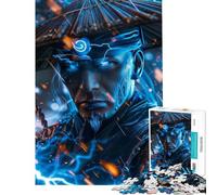 Rompecabezas de 1000 Piezas para Adolescentes Juguetes educativos Storm Spirit Hero Juego Imposible desafío difícil Regalo de cumpleaños (tamaño 38x52cm)