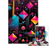 Rompecabezas de 1000 Piezas para Adolescentes Juguetes Retro para Fiestas Rave Juegos educativos Juegos Divertidos para Toda la Familia Excelentes Regalos y Juguetes (tamaño 38x52cm)