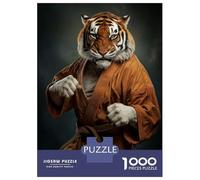 Rompecabezas De 1000 Piezas para Adolescentes Karate Tiger Rompecabezas para Adultos Juguete Decoración De Pared Decoración Cumpleaños, Navidad 70x50cm/1000pcs