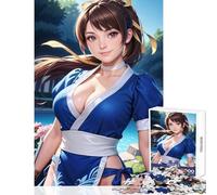 Rompecabezas de 1000 Piezas para Adolescentes Kasumi Or Alive Juguete para decoración de Pared Regalo de Amigo Secreto Juego práctico para Mejorar el Amor en Pareja tamaño 50x75cm