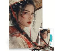 Rompecabezas de 1000 Piezas para Adolescentes Katana asiática Tradicional, Juego de Bordes limpios, Juguete de Desarrollo cognitivo, Juego de Entretenimiento, Regalo de decoración navideña (38x26cm)