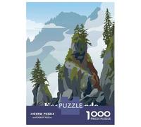 Rompecabezas De 1000 Piezas para Adolescentes Kenai Fjords Alaska Rompecabezas para Adultos Juguete Decoración De Pared Patrón De Montaje Gran Regalo para Jugar 52x38cm/1000pcs