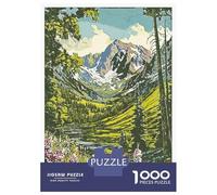 Rompecabezas De 1000 Piezas para Adolescentes Kings Canyon National Park Rompecabezas para Adultos Juegos Relajantes Alivia El Estrés Diversión En Casa Actividades, 38x26cm/1000pcs