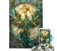 Rompecabezas de 1000 Piezas para Adolescentes Kintsugi Ave Fénix Rompecabezas para Adolescentes Juegos de relajación Análisis y lógica Regalos de cumpleaños y únicos (Tamaño 50x75cm)