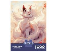 Rompecabezas De 1000 Piezas para Adolescentes Kitsune Japanese Fox Rompecabezas para Adultos Juegos De Relajación Desafío Difícil Desafío Educativo 70x50cm/1000pcs