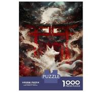 Rompecabezas De 1000 Piezas para Adolescentes Kitsune Spirit Gate Rompecabezas para Adultos Juegos Relajantes Desafío Difícil Diversión En Casa Actividades, 52x38cm/1000pcs