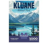 Rompecabezas De 1000 Piezas para Adolescentes Kluane National Park Rompecabezas para Adultos Juegos Relajantes Corte De Precisión Regalos Y Cumpleaños Únicos 52x38cm/1000pcs