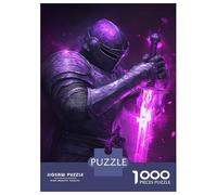 Rompecabezas De 1000 Piezas para Adolescentes Knight of The Violet Flame Rompecabezas Juego Familiar Mejora La Memoria Cumpleaños 38x26cm/1000pcs