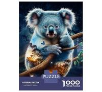 Rompecabezas De 1000 Piezas para Adolescentes Koala Art Print Rompecabezas para Adultos Juguete Decoración De Pared Decoración Difícil Y Desafiante 70x50cm/1000pcs