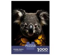 Rompecabezas De 1000 Piezas para Adolescentes Koala Gold Dark Rompecabezas para Adultos Juegos Relajantes Ensamblaje De Patrones Regalos De Cumpleaños Y Únicos 52x38cm/1000pcs