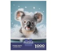 Rompecabezas De 1000 Piezas para Adolescentes Koala in A Bubble Bath Rompecabezas para Adultos Juegos Divertidos Regalos para Mujeres Desafiantes De Completar 70x50cm/1000pcs
