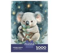 Rompecabezas De 1000 Piezas para Adolescentes Koala Under The Stars Rompecabezas Juegos Relajantes Decoración De Pared Regalos para Amigos Y Familiares 70x50cm/1000pcs