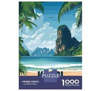 Rompecabezas De 1000 Piezas para Adolescentes Krabi Thailand Rompecabezas Juguetes DIY Pero Divertidos Y Humorísticos Cumpleaños Y Navidad 38x26cm/1000pcs
